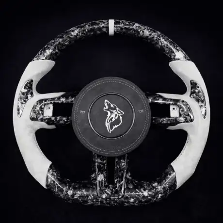 2015-2023 Ford Mustang Carbon Fiber Steering Wheel