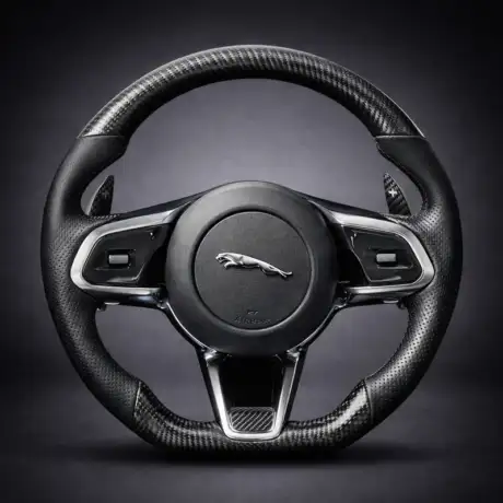 2018-2023 Jaguar XE | XF | XEL | XFL | F-Pace | I-Pace Carbon Fiber Steering Wheel