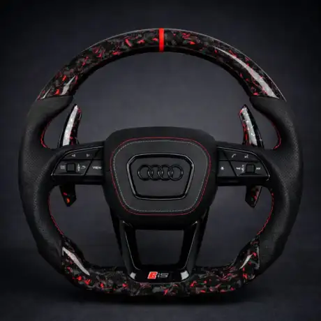 2018+ Audi Q5 Q7 Q8 | S/RS Models Carbon Fiber Steering Wheel