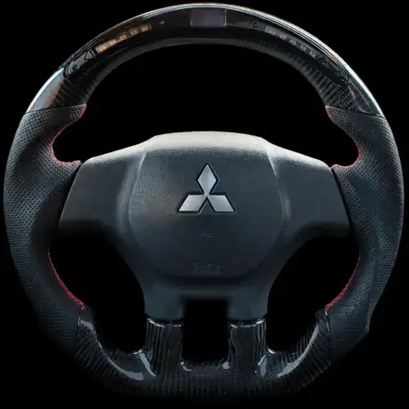 2006-2012 Mitsubishi Eclipse Carbon Fiber Steering Wheel