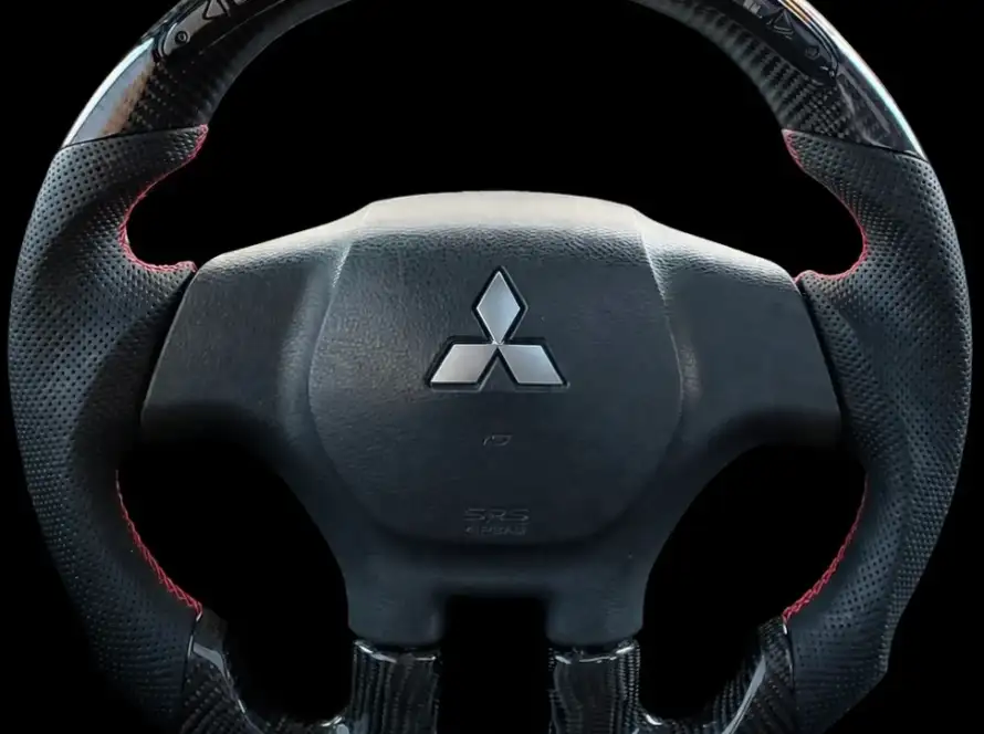 2006-2012 Mitsubishi Eclipse Carbon Fiber Steering Wheel