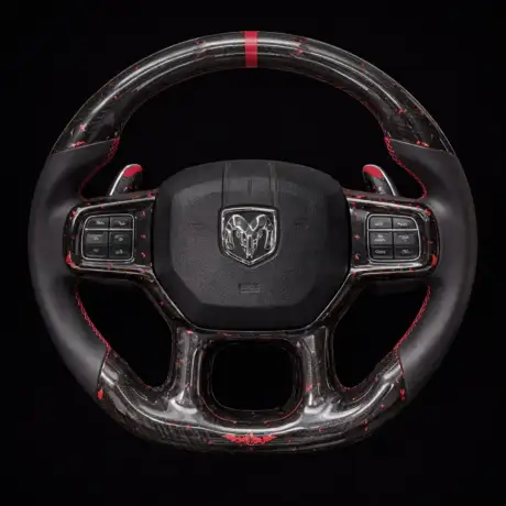 2019-2024 Dodge RAM Carbon Fiber Steering Wheel