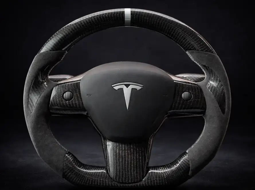 2017-2023 Tesla Model 3 | Y Carbon Fiber Steering Wheel
