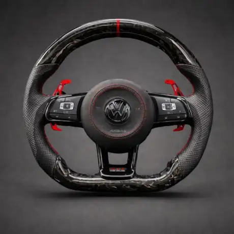 2022+ Volkswagen Golf MK8 GTI | R | Jetta GLI | Tiguan R Line Carbon Fiber Steering Wheel