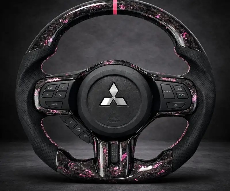 2008-2015 Mitsubishi EVO X Carbon Fiber Steering Wheel